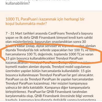 QNB Finansbank Trendyol Kredi Kartı Sorunu