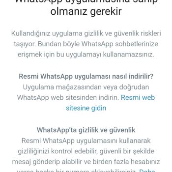 WhatsApp Uygulamasına Giriş Yapamıyorum