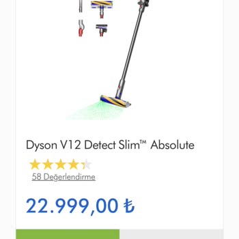 Dyson İnternet Uygulaması Üzerinden Sipariş İle Alakalı