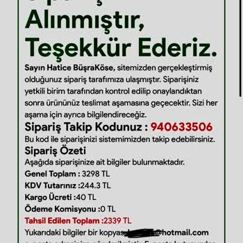 Fatmanazcam Değişim Yapmak İstediğim Ürünümü Göndermedi.