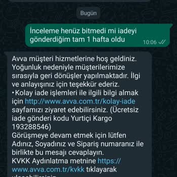 Avva Giyim İade Süreci Hakkında