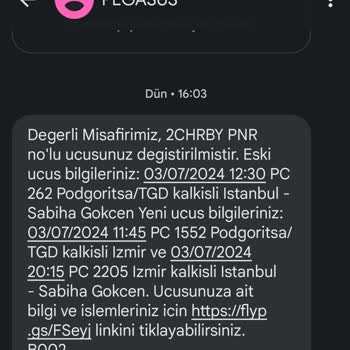 Pegasus Mağdur Ediyor Uçuşu İptal Ediyor Alternatif Yok