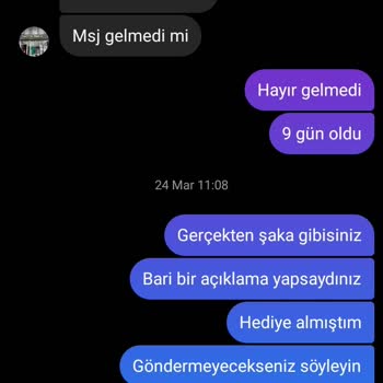 Semre Butik Kargomu Göndermediler Ve Umursamıyorlar