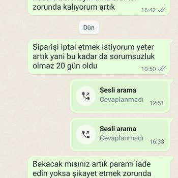 Giyimbutigim__ (Instagram) Kargom Gelmedi. Paramı İade Etsinler Acil.