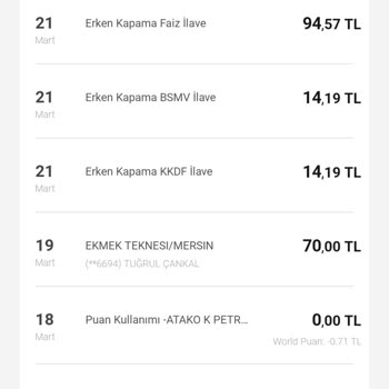 VakıfBank Taksitli Nakit Avans Kapatmada Haksız Yere Para Kesmesi