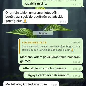 Gerusta Ürünüm 1 Aydır Stokta Olmasına Rağmen Gönderilmiyor