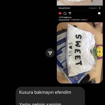 Ponponnkids (Instagram) Yanlış Ürün Hayal Kırıklığı Ve İade Talebi