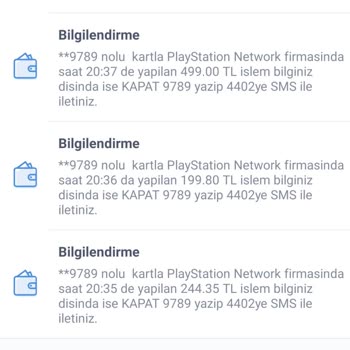 PlayStation İzinsiz Kartımdan Oyun Çekmiş Para İadesi Yapmıyorlar