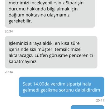 Bisu Teslimat Sorunu Var