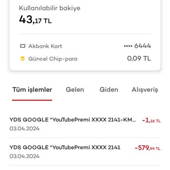 Youtube.com Hesabımdan Bilgim Dışında Çekim Yapıldı!