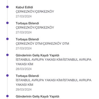 PTT Kargo PTT Üsküdar PDM