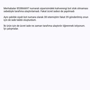 Yargıcı Ücret İade Ve Firmanın Cevap Vermeyişi