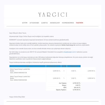 Yargıcı Ücret İade Ve Firmanın Cevap Vermeyişi