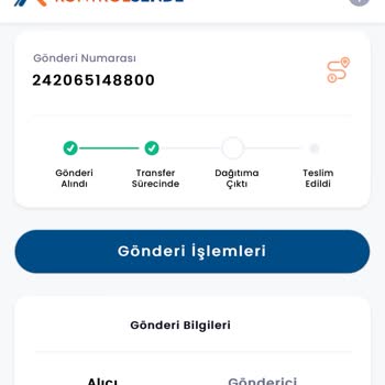 İçmeler Yurtiçi Kargo Dağıtıma Çıkmadan Evde Yok Bildirimi