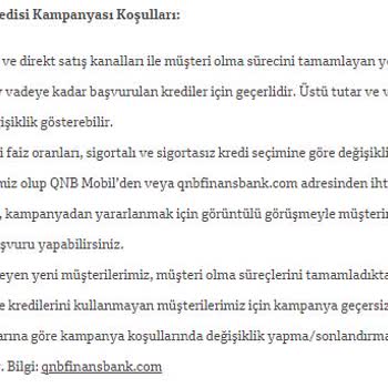 QNB Finansbank Sözlerini Yerine Getirmiyor