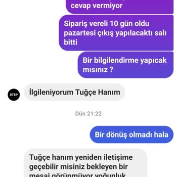 STEPCOM1 Instagram Sayfası Geri Dönüş Yapmıyor.!