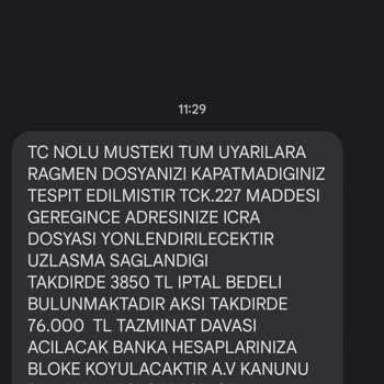 Av.Cansel (SMS) Hukuki İşlem Şikayeti
