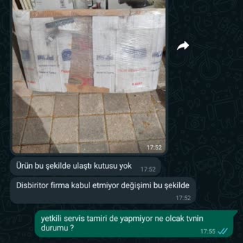 TCL TV 50p725 Yetkili Servis Tamir Edilemez İade Kutusu Yok İade Reddi