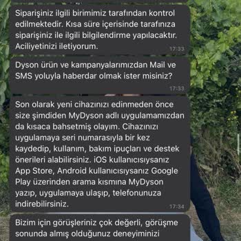 Dyson In Sipariş Hatasından Dolayı Mağdurum