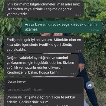 Dyson In Sipariş Hatasından Dolayı Mağdurum