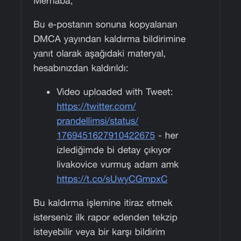 Digiturk Twitter Dmca Telif Hakları