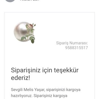 Pearl & Rose Jewelry Pearl &Rose Jewelry Sipariş Verdiğim Ürünü Göndermemesi