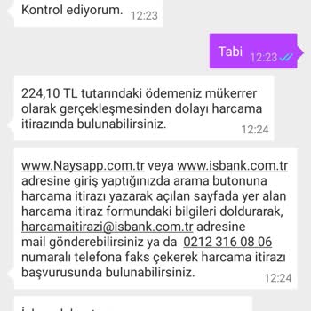 Nays Uygulamasından Fatura Ödemesi