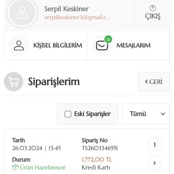 Bernardo Siparişimi Göndermiyor Ve Müşteri Hizmetleri Çalışmıyor.