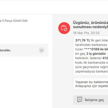 Hepsiburada Müşteriyi Yanıltmaya Çalışıyor. Tüketiciyi Mağdur Ediyor.
