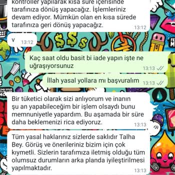 Mavi Adlı Markanın İade Almaması