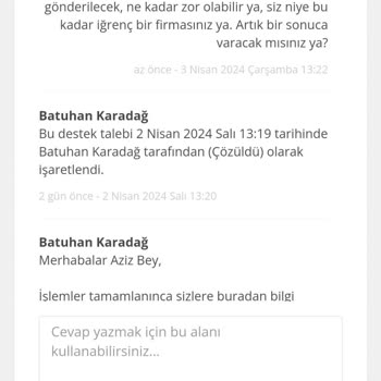 Sinerji Bilgisayar Soğutucu Değişimi Veya İade İşlemleri