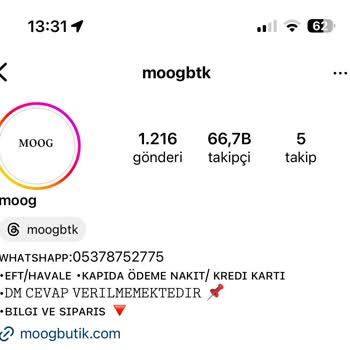 Moog Butik Kalitesiz Ürün Satışı