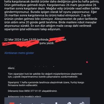 Spigen Ürünü Göndermiyor Ayrıca İptal Ürüne Para İadesini Yapmıyor