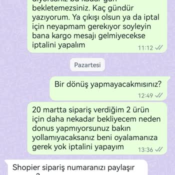 BG1 Sportive Instagram Bgsportive_ Firmasının Siparişleri Geç Göndermesi