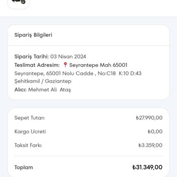 A101 Ücretini Ödediğim Ürünüm İznim Olmadan İptal Edildi