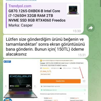 Telegram Çevrimiçi Alışveriş Platformlarında Yaşanan Mağduriyet
