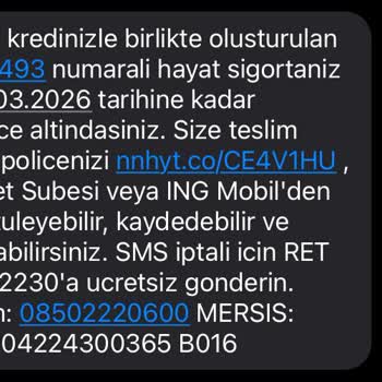 ING Bireysel Kredi Kesinti Ücretleri İadesi