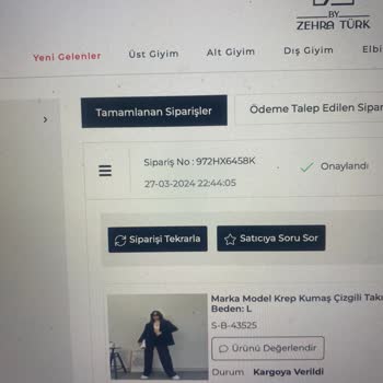 By Zehra Türk Online Satış Mağduriyetim