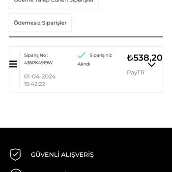 Alix Avien Siparişim Ortada Yok