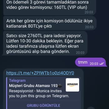 Amazon 50.000 TL Ana Paramı İade Etmediler