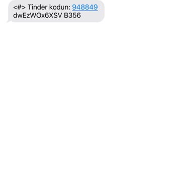 Получено множество кодов Tinder с разных номеров