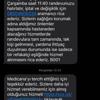 Medicana Hospitals Kimliğimin Tarafıma Teslim Edilmedi