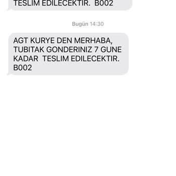 AGT Kurye (aynigunteslim.com) Geciken Teslimat Ve Müşteri Mağduriyeti
