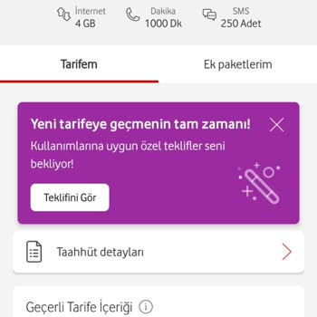 Vodafone Yeni Hat Alım Tarifesi Fiyatı Dikkat!