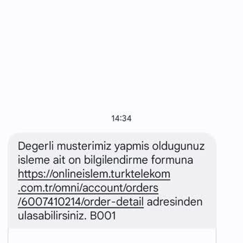 TT Mobil'e Talebim Olmamasına Rağmen Numaram Taşınmaya Çalışılmaktadır