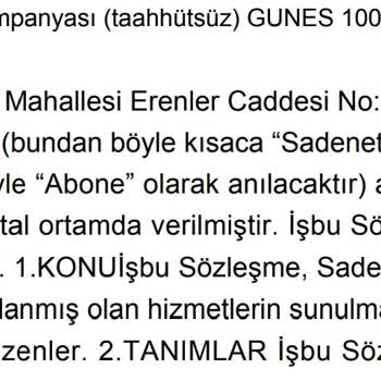 Sadenet Nakil İptali Yapmama