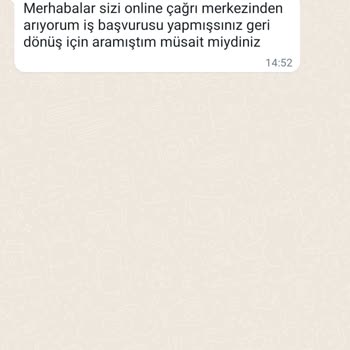 İşin Olsun İş Başvurusu İçin Arandım Güvenmedim Online Başvuru Kabul Etmedim