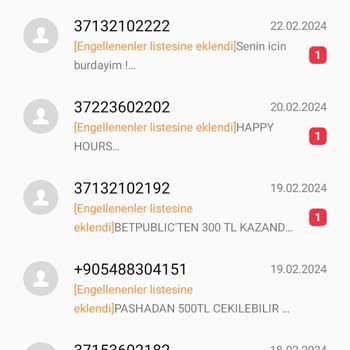 Vodafone Spam Bahis SMS