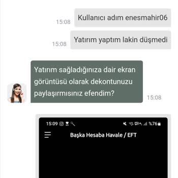 BahseGel Yatırımda Sıkıntı Yaşadım