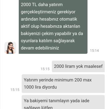 BahseGel Yatırımda Sıkıntı Yaşadım